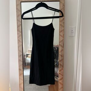 ZARA Black Spaghetti Strap Dress